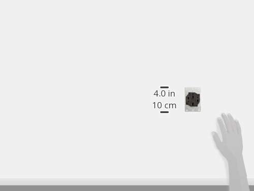 Miniatura 3 de Leviton 279-S00 - Receptáculo de montaje empotrable, 50 A, 125250 V, NEMA 14-50R, 3P, 4W, hoja recta, grado industrial, conexión a tierra, cableado