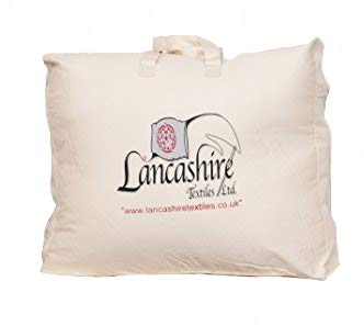 Lancashire Textiles 100% Cotton Long Lasting Bedding, Duvet, Pillow Storage Bag - Double