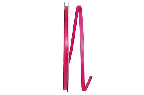 Reliant Ribbon 5150-175-01C Single Face Sfs Satin Ribbon, 1/4 Inch X 100 Yards, Shocking Pink