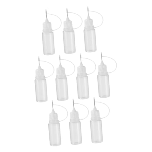 BUGUUYO Glue Applicator Nozzles Squeeze Bottles Precision Tip Applicator Bottle