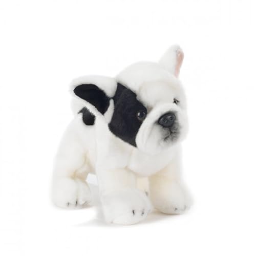 Plush & Company Peluche Cane Francky Bulldog Francese Peluches Giocattolo, Regalo Originale per Bambini, Compleanno Ragazza Ragazzo, Lunghezza 30 cm