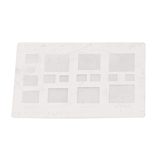 Universal BGA Reballing Stencil, Tin Mesh Solder Planting Template, IC Chips Repair Accessories for Phone IC Chips Repair
