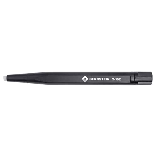 BERNSTEIN Glasfaser-Kontaktreiniger Ø 4mm Kunststoffgehäuse | Glasfaserradierer Länge 120 mm | Lötzubehör Schweißzubehör Rostentfernung