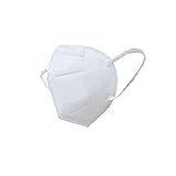 10 maschere antipolvere a 4 strati traspiranti per bocca e naso con clip per il naso.
