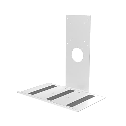 Plateau de clavier VESA CTA blanc contre le mal de dos sur les postes de travail