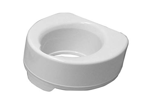 Drive Devilbiss 6-Inch Raised Toilet Seat Without Lid, White
