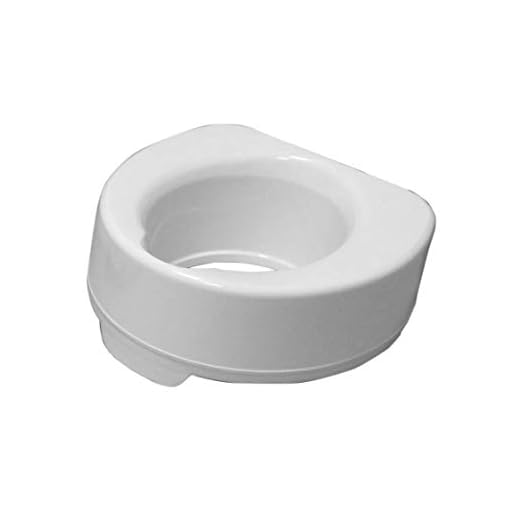 DRIVE DEVILBISS HEALTHCARE 6-Inch Raised Toilet Seat Without Lid, White