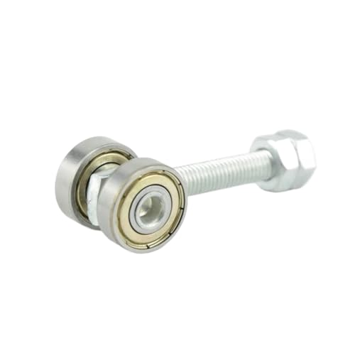 Petit rail coulissant C30 noir avec poulie de traction suspendue