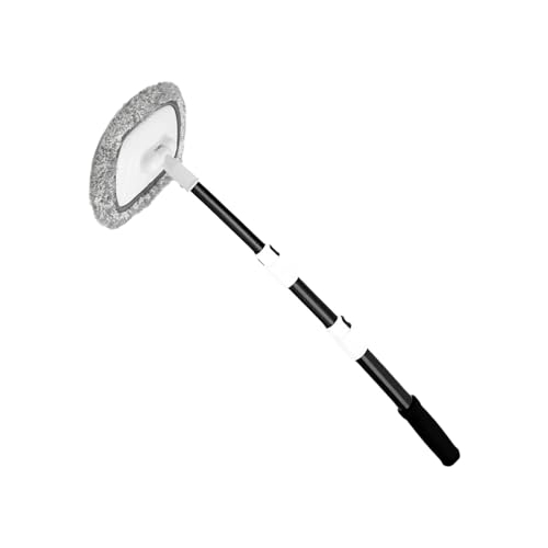 Brosse de nettoyage courbée pour voiture avec manche télescopique extensible