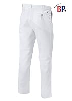 BP Med Trousers 1359-558-21 Herrenhose - Bundfalten - 65% Polyester, 35% Baumwolle - Normale Passform - Größe: 64n - Farbe: weiß – Ansicht 4