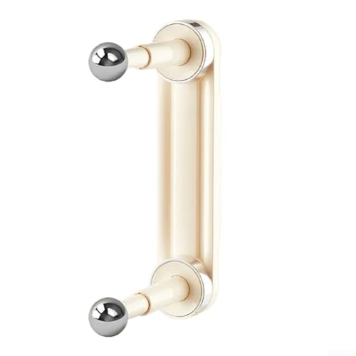 Perchero de almacenamiento con ventosa, 20 x 6 x 28 cm, estante telescópico ajustable para colgar, montaje en pared sin taladro, organizador vertical que ahorra espacio para apartamentos pequeños y