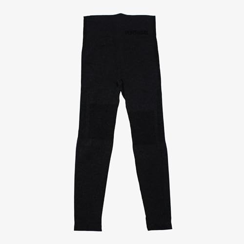 Legging noir femme classique en coton extensible pour le sport