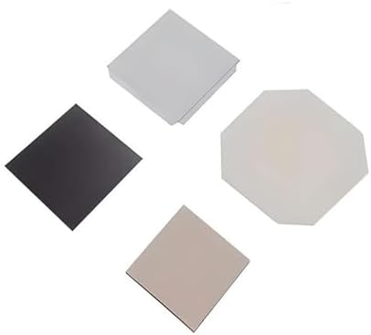 Square Fridge Magnet Maker Supplies - 1000 Sets (2.5x2.5inch) with Transparent Film, Metal Shell, Magnet & Cardboard for DIY Crafts & Customization