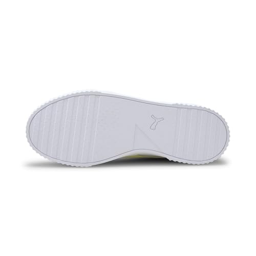 Image of Puma Women's Leather Low-Top Trainers (White 4 UK (Narrow))