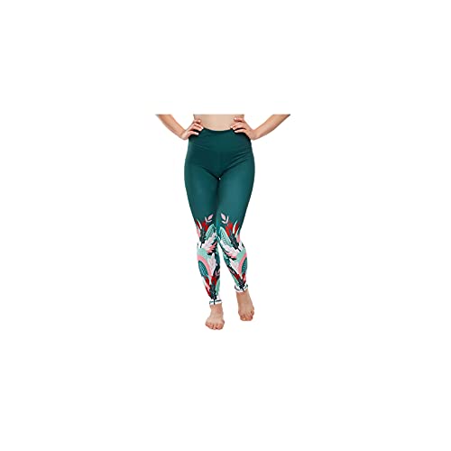 Dedoles Rustling Leaves Legging de sport pour femme, Vert, L Cover