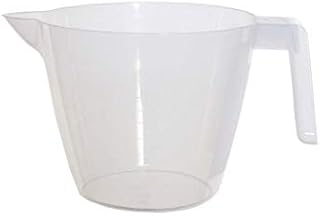 Egypto Plastic Kitchen Measuring Mixing Jugs with Non Slip Handle for Baking, Measuring Liquid (1 Litre)
