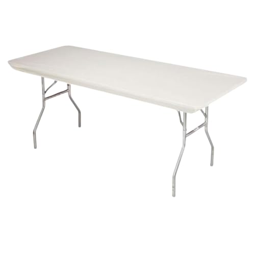 Kwik Covers - Cubiertas rectangulares de plástico para mesa de 8 pies, 30 x 96 pulgadas, paquete de 5
