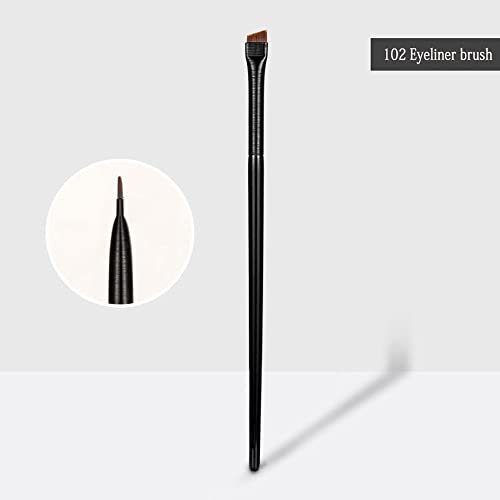 MADALIAN Eyeliner Makeup Brush Set Eyeliner Brush Professional Angled A101 Eyebrow Brush Eyebrow Contouring Makeup Tool(Size:10pcs) - Image 7
