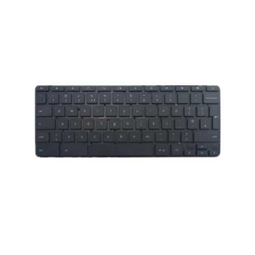 Teclado HP Chromebook 14-2000 para reparar teclas rotas en formato UK negro