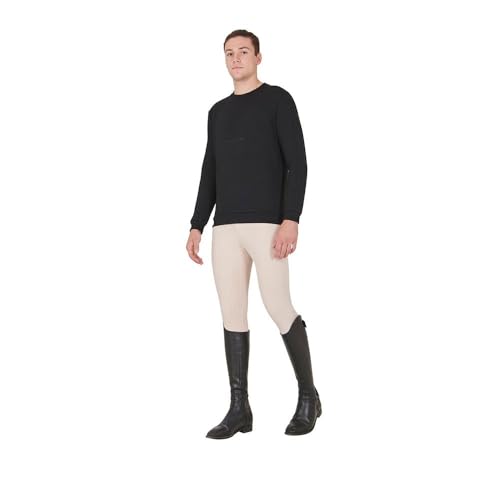 Sweatshirt d'hiver noir de qualité supérieure coupe ajustée taille S - 5