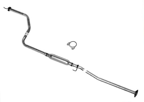 Replacement Parts for 2pc Extension Pipe Resonator For 1996 1997 1998 1999 2000 Honda Civic 2 & 4 DR 1.6L DX LX GX HX