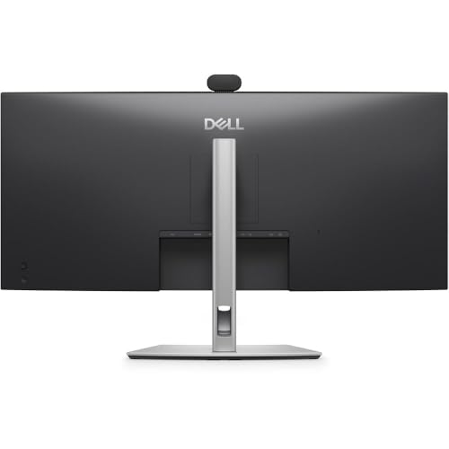 Image of Dell P3426WEB Pro P 34″ UW-QHD (3440 x 1440) 100Hz LED Curved USB-C Hub Conferencing Monitor, Mount Compatible, Webcam, Speakers, Black, USB-C Cable, Cleaning Kit