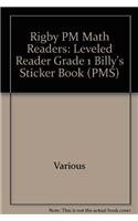 Paperback Rigby PM Math Readers: Individual Student Edition Green Billy's Sticker Book