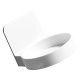 Cabilock Wandregal Weiß ohne Bohren Badezimmer Aufbewahrungsablage mit Starker Saugnapf Halterung...