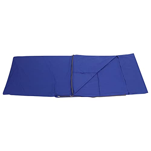 OUKENS Sleeping Bag Liners, Blue Cotton Lightweight Sleeping Bag Liner Outdoor Camping Sleeping Sack Hotel Anti?Dirty Sheets Traveling Backpacking Hiking Blankets(S)
