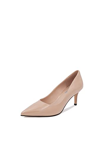 QUEEN HELENA Scarpe Eleganti con Tacco Basso a Spillo Decollete a Punta Chiusa