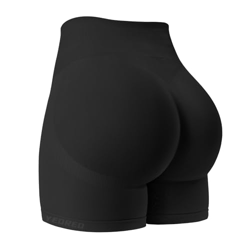 Damen Shorts Mit Gerüschtem Po, Hohe Taille, Yoga- Produktbild-Vorschau 11