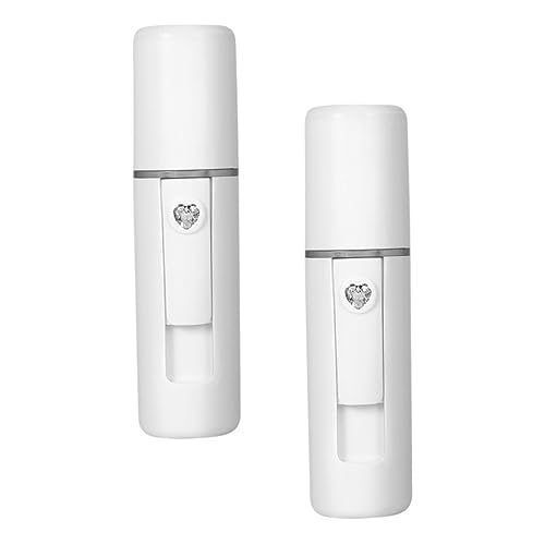 BELLIFFY ポータブルフェイシャルスチーマー フェイスミスト 女性用加湿器 2個 ナ スト 素早い水分補給 メイクアップにも