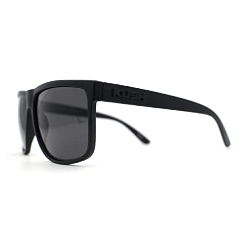 Kush Mens Large Cholo Iconic Gangster Horn Rim Sunglasses Matte Black, 5 5/8In (143mm) W x 2In (52mm) H3