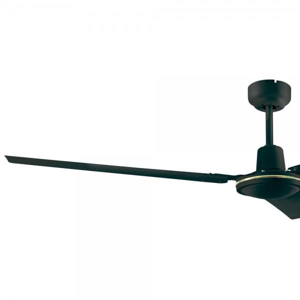 Bilake Ventilador de Techo Industrial 142 cm Grande económico sin luz para Exterior terraza en Color Blanco, Negro y Diferentes mandos