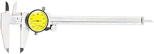 Measuring Tools Calipers,200 Mm Dial Caliper 0.01 Mm Shock-Proof Stainless Steel Dial Vernier Caliper Gauge Metric #TOP14