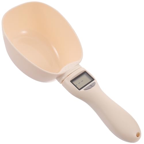 Mipcase Pet Food Scoop, Dog Food Measuring Cup with Digital Scale Dog Food Scooper with Handle 1 Cup Dog Food Scoop for Puppy, Cat