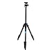 Camera Tripod Ball Head Center Column Quick Release Plate Aluminum Alloy Travel Tripod for DSLR Video Camcorder Low Angle