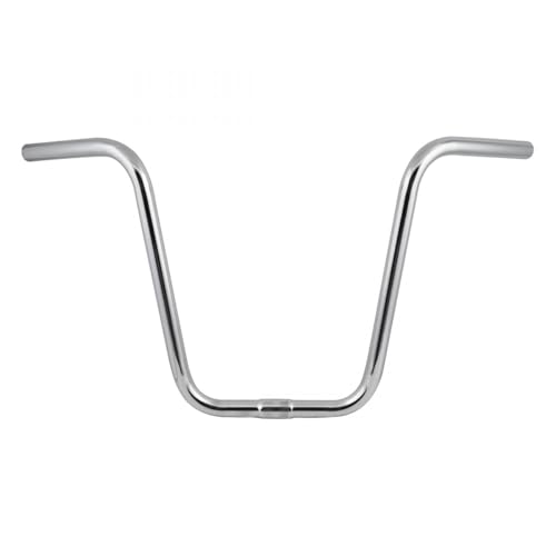 Wald 8069 Hi-Rise Chopper Bike Handlebar (24.5-Inches Wide, Chrome, 13-Inch Rise)