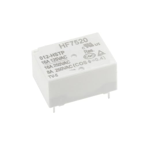 Relais HF7520-024-HSTP 24V 16A à 4 broches pour circuits imprimés