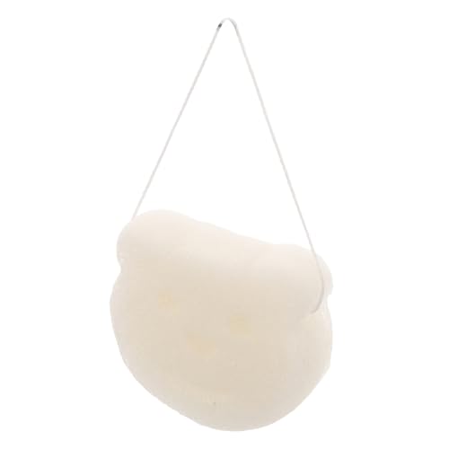 BESTonZON Almohadilla de Esponja para Baño de Bebé Esponja de Muselina Natural para El Baño de Bebés Recién Nacidos Accesorio Suave para El Cuidado de La Piel