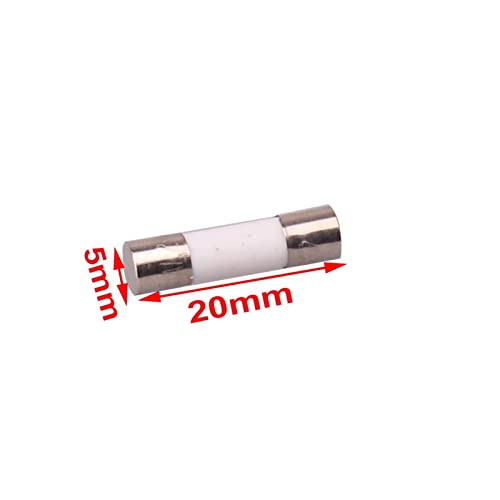 Fuse 50pcs/Box 10 Kinds Fast Ceramic Fuses Kit 250V 5mm x 20mm 0.25A .5A 1A 2A 3A 8A 10A 15A 20 AMP Tube Assortment miniatura 4
