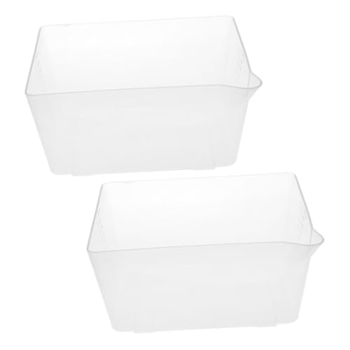 Cabilock 2 piezas Bandejas Transparentes para Báscula Digital Recipientes de Plástico Reutilizables Líneas de Medición Precisas Bandejas Versátiles para Pesar Alimentos Cocina Oficina y