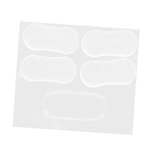 BAZEITFLOW 5個 透明シリコン製トイレ蓋バンパー点 衝撃吸収 静音効果 耐久性強化 トイレ便座クッション 多用途 家 ホテル 病院対応