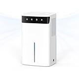 DEVERSE 10 Pints Smart Dehumidifier for Home/Bedroom/Basement, 1000 Sq.Ft Coverage, with Drain Hose, Smart Humidity Control & Large Tank