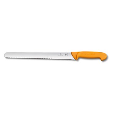 Victorinox Coltello da cucina Swibo - Coltello da prosciutto con lama ondulata Flex