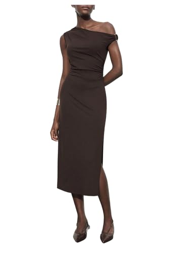 Robe midi fendue asymétrique pour vos soirées et cocktails chic