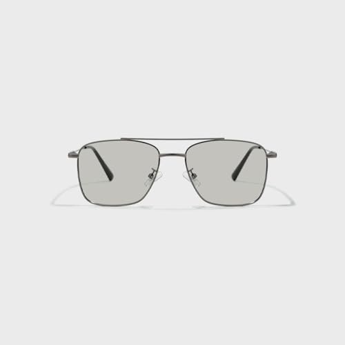 Image of SAM AND MARSHALL VEIN Sunglass I 400% UV Protection I Metal Sunglass I Square Sunglass I Double Bar I Unisex