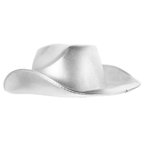 KICHOUSE Fashionable Cowboy Hat for Women Stylish Cowgirl Hat for Parties Material Unique Design for Various Occasions Eye-catching Western Party Prop