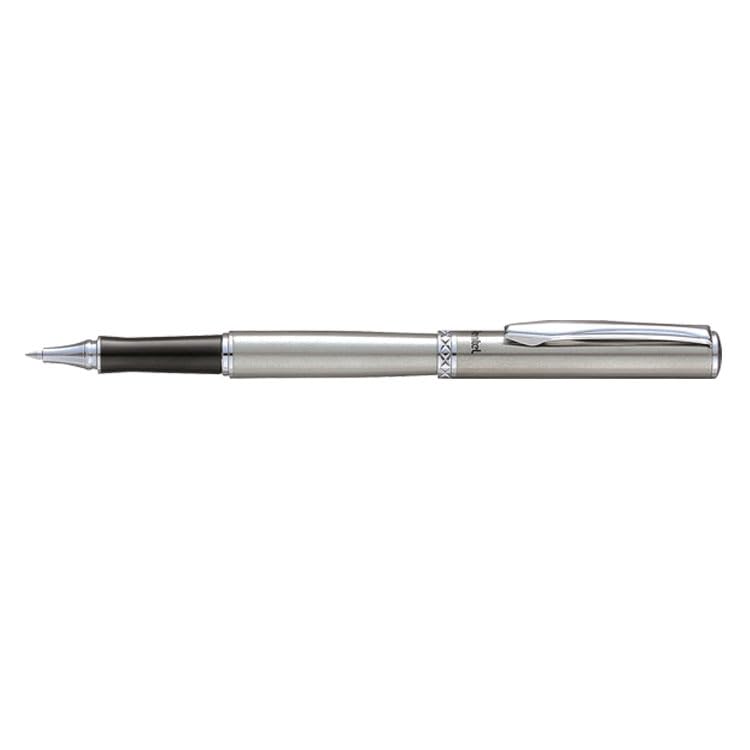 Pentel roller con barril plateado miniatura 2