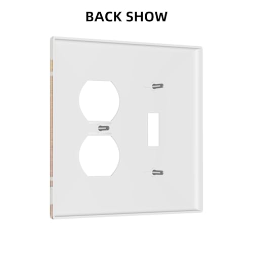 Decorative Outlet Covers Mid Century Gold Sun Boho Sunrise 2 Gang Outlet Cover Wall Plate Single Toggle Duplex Light Switch Cover Plate Switch Plate Covers for Bedroom Home Decor